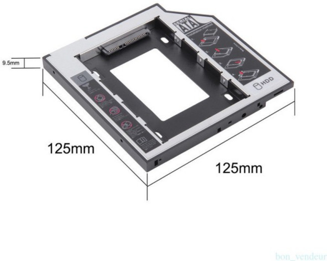 SATA HDD SSD 하드 드라이브 디스크 캐디/브래킷 Lenovo B50-30 B40-70 B40-80 B40-45 B40-30 B50-70 G70-