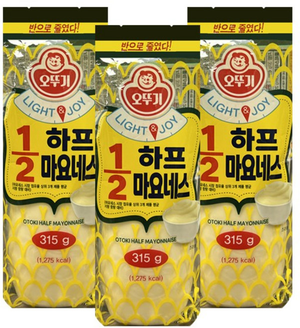 오뚜기 1/2하프마요네스 315g 3개