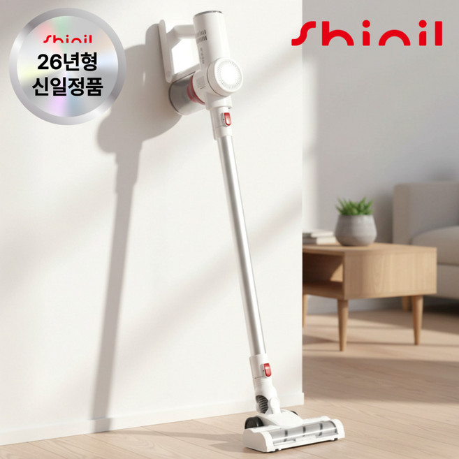 신일 BLDC 무선 진공 청소기 가벼운 핸디형, SVC-BL1822, 화이트