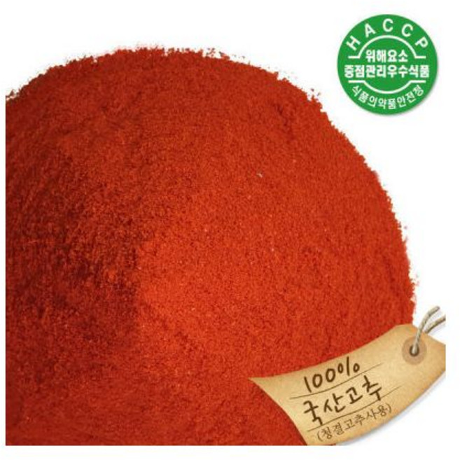 괴산청결 고춧가루 1KG(보통맛) 고추장/소스용 25년 국내산 햇고추가루 haccp 위생가공, 1kg, 1