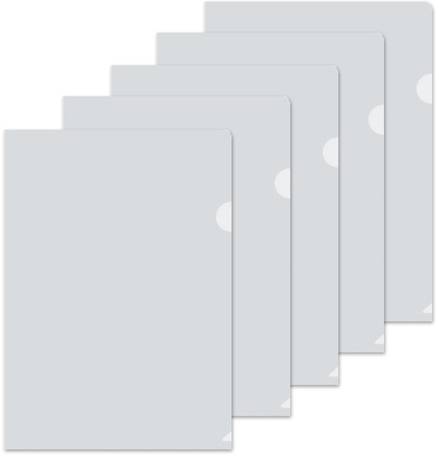 희망 A3 L자 화일 이단 홀더 5매, 1개