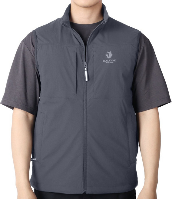 블랙야크 S/S 여름 스판 메쉬 아웃도어 조끼