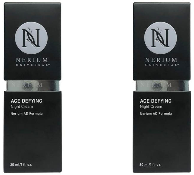 네리움 유니버설 AD 포뮬러 에이지 디파잉 나이트 크림 30ml x 2 비타민E 민감 피부 독일 미국 승무원 추천