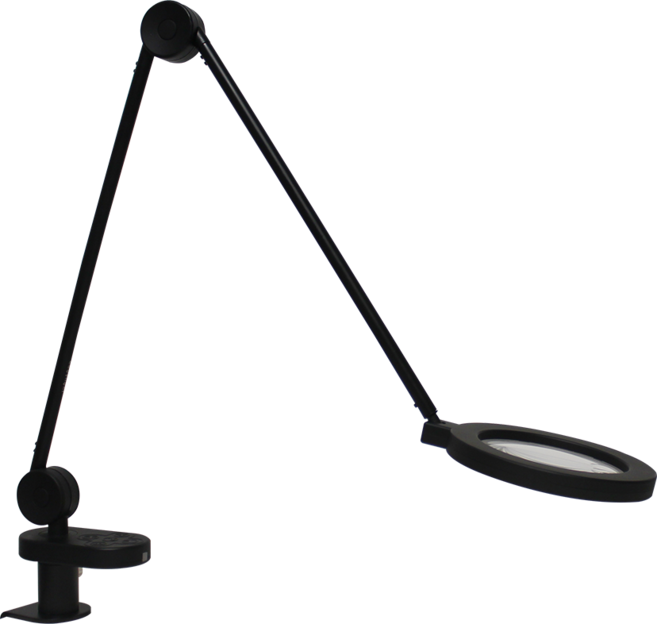 코지라이트 LED스탠드 TB-L480C (돋보기 썬라이크LED 변경가능) 사무용 클렘프타입 리모컨포함, TB-L480CL(돋보기), 블랙