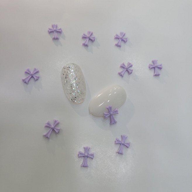 크롬십자가네일파츠 크롬십자가파츠, 12