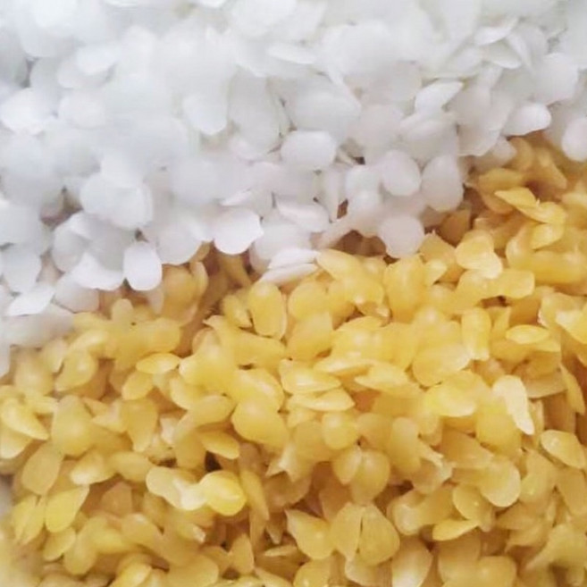 黃蜜蠟 白蜜蠟 1公斤包裝 SA02, 1個, 白蜜蠟1公斤