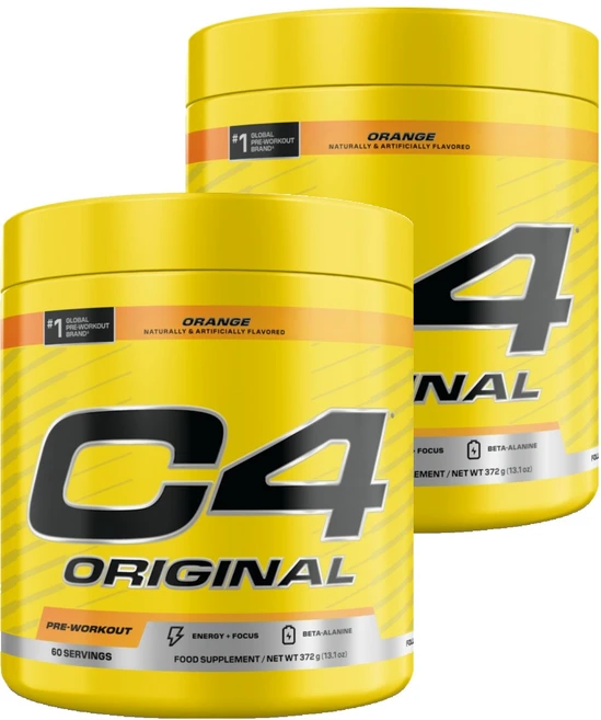 셀루코어 C4 오리지널 프리-워크아웃 오렌지, 372g, 2개 - 쿠팡