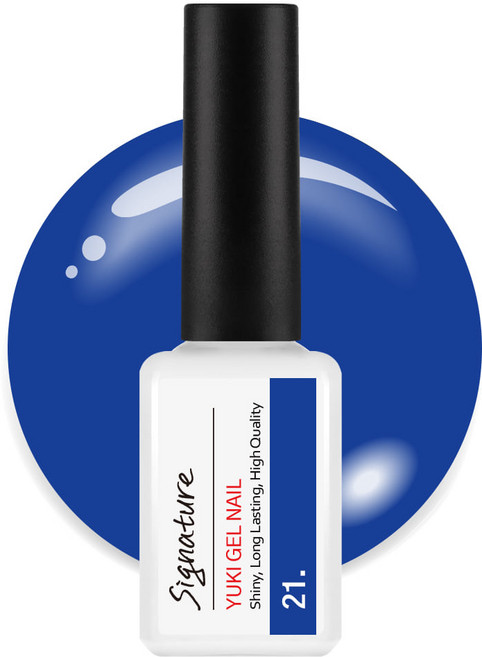 유키 시그니처 젤네일, 21호 블루웨이브, 7g, 1개