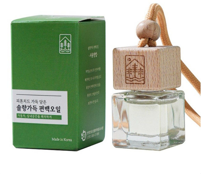 피톤치드 편백오일 차량용방향제 천연오일 편백원액, 편백향, 2개