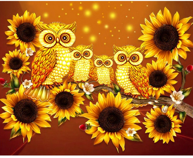 듀얼라이프 DIY 해바라기 보석비즈, 1개, 큐빅