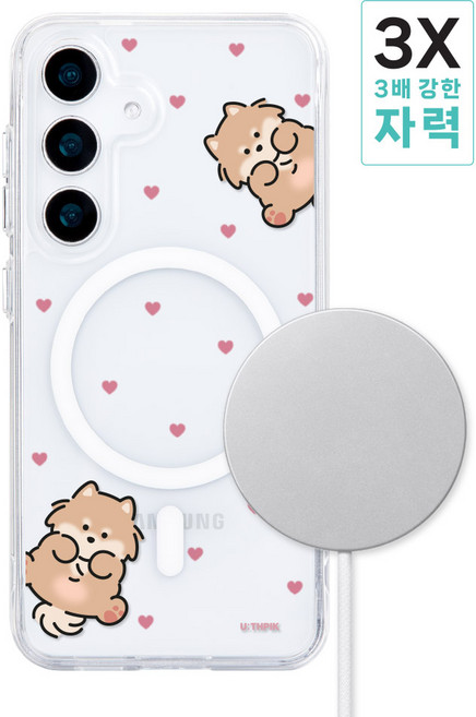 갤럭시A15 A155 전용 강력한 맥세이프 디자인 투명케이스