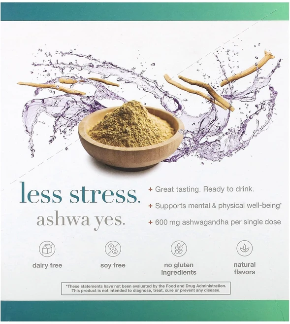 Youtheory 아슈와간다 액상 블루베리 600mg 파우치 12개 각 30ml(1fl oz), Youtheory아슈와간다액상블루베리600mg파우치12, 30ml - 쿠팡