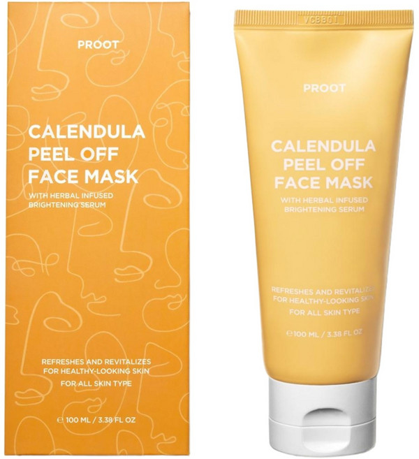 카렌듈라 필 오프 마스크 카렌둘라 필오프 팩 모공 피지 팩 모공 피지 마스크팩 카렌둘라 모공수축팩, 1개입, 1개