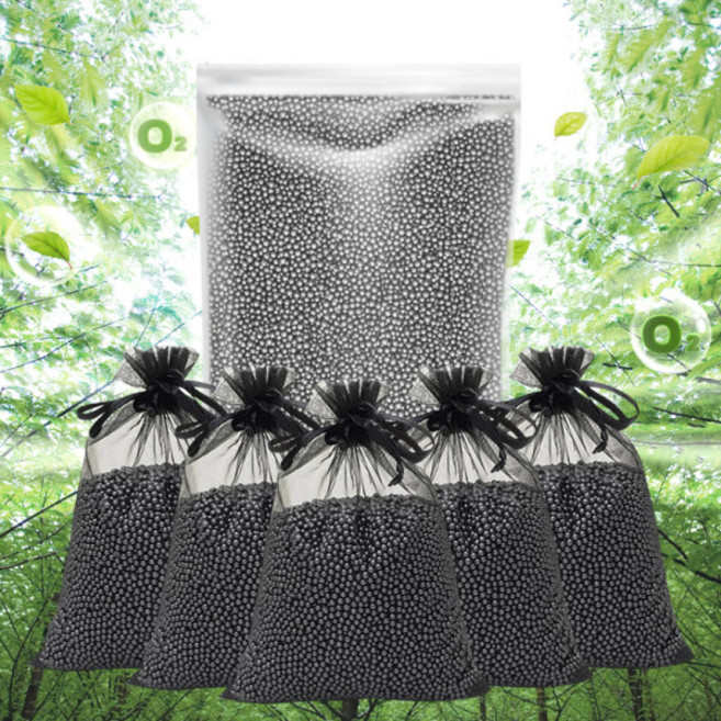 에어활성탄 1KG + 블랙망5개 베이크아웃 새집증후군, 1개