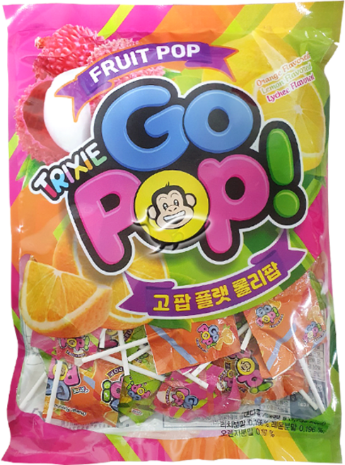트릭시 고팝플랫 롤리팝 450g1개, 450g, 1개