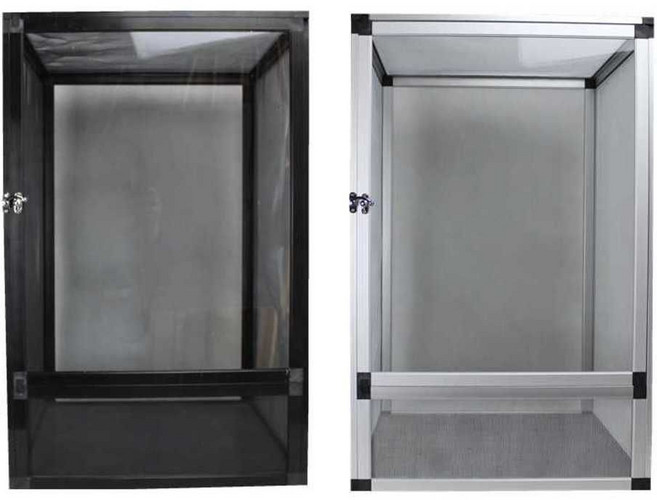 파충류메쉬장 사육장 토케이게코 카멜레온 도마뱀, M. 수직 흰색 릴 도어 454580, 1개