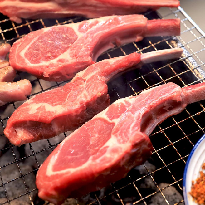 호주산 뉴질랜드산 램 양고기 양꼬치 양갈비 양겹살 프렌치랙 숄더랙 500g, 양프랜치랙(양갈비), 1개