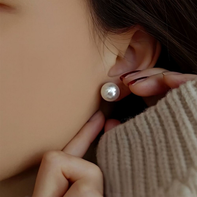 SOO주얼리 여성 한복 진주귀걸이