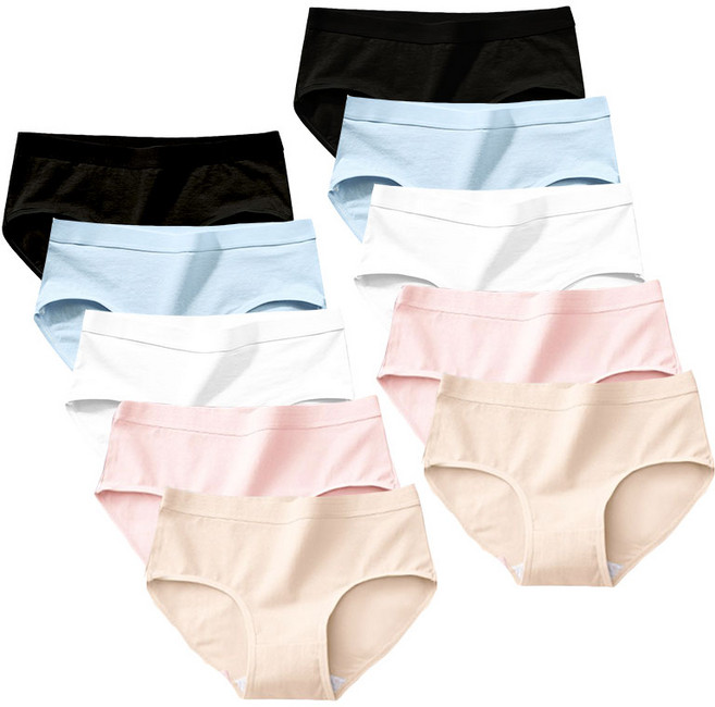 더잘 편한 여성 면 팬티 10종 세트