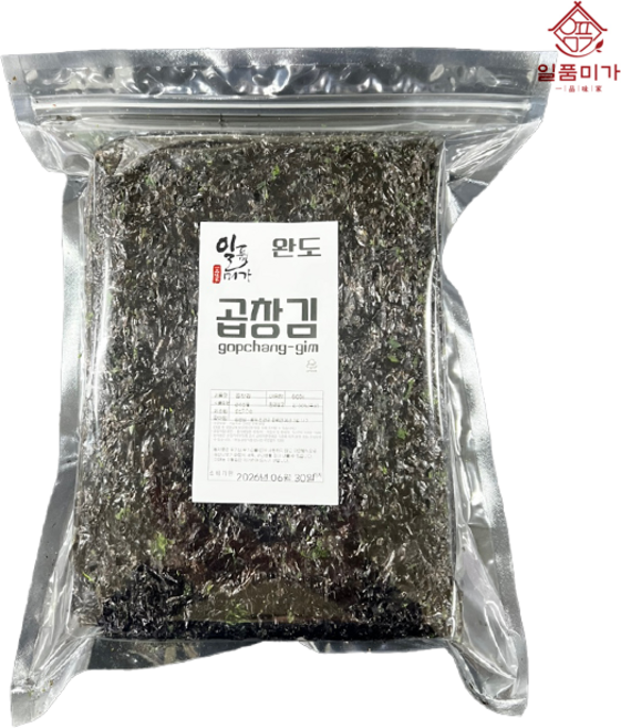 완도 곱창김 50장 명품 곱창돌김 지주식 김 대천 신안 해남 진도, 1개, 180g