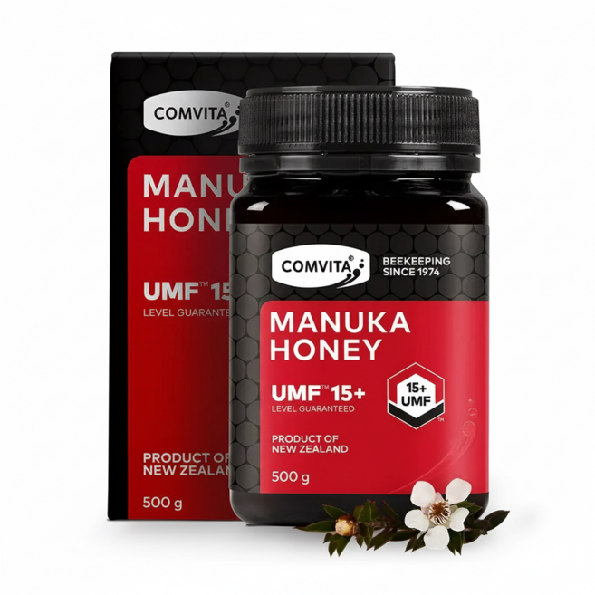 뉴질랜드 마누카꿀 UMF15+ MGO514 콤비타 프리미엄 면역 꿀 500g, 2개