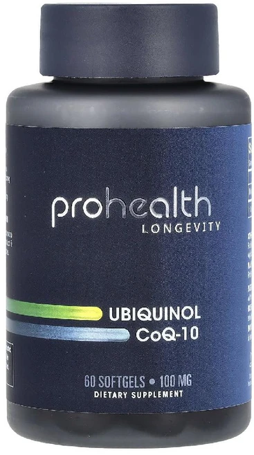프로헬스롱제비티 유비퀴놀 코큐텐 100mg Ubiquinol CoQ10 소프트젤 60정, 알약/캡슐, 1개 - 쿠팡