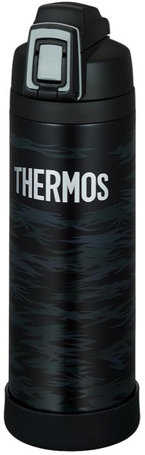 THERMOS 膳魔師 真空保冷瓶 運動瓶 1000ML 保溫瓶 FJI-1001 1.0L 保溫杯, 黑色, 1個