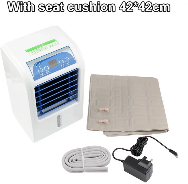 물순환 침대 얼음 슬리핑 패드 수냉식 냉동 매트리스 팬 컨디셔너 에어컨 쿨러 EU 미국, 04 AU, 06 With seat cushion