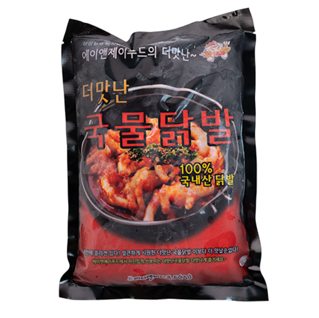 [에이엔제이푸드] 맛난 매운 국물 닭발 800g, 3개