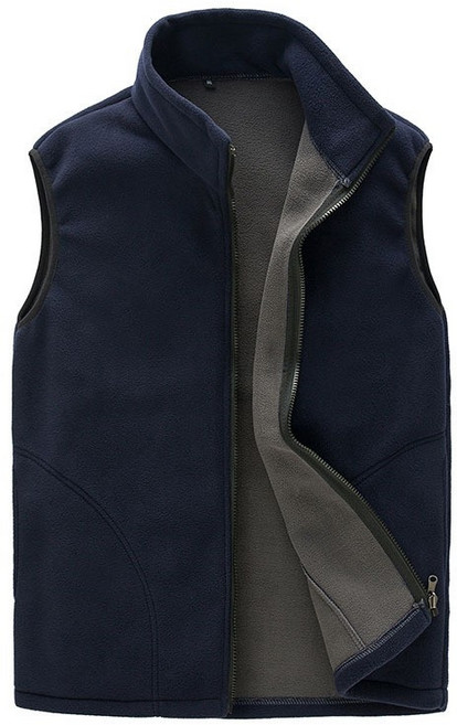 JDUDS 男抓絨保暖背心外套