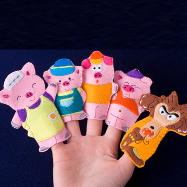 아기돼지 이야기 손가락 인형 극놀이 동화구연 교구