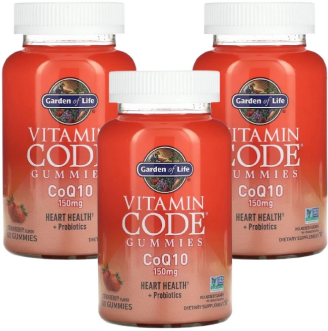 가든오브라이프 비타민코드 코엔자임큐텐 구미 150mg 60정 3개 - 쿠팡