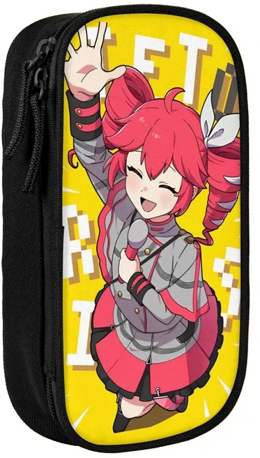 카사네 테토 애니메이션 필통 클래식 펜 박스 가방 어린이 대형 수납 사무실 선물, 02 14