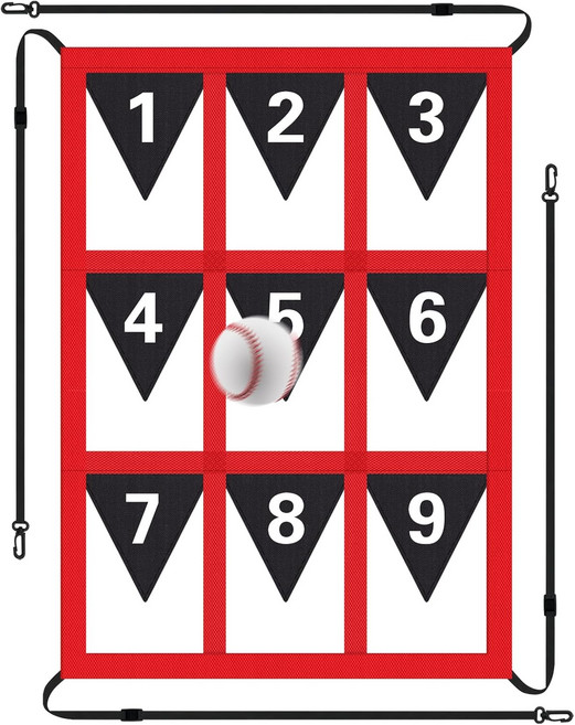 X-킹선 스트라이크 존 목표 야구 소프트볼 네트 번호 투구 조정 가능한 투수 정확도 훈련 타격 캐치