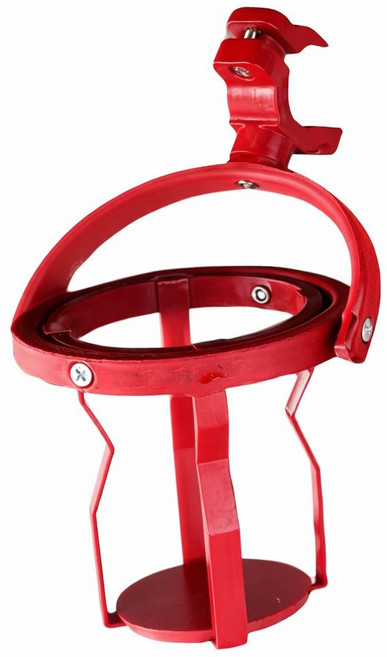 자이로스코픽 컵홀더 자동 회전 균형 차량용 유모차 자전거 오토바이 쏟아짐 방지, 빨강, 1개