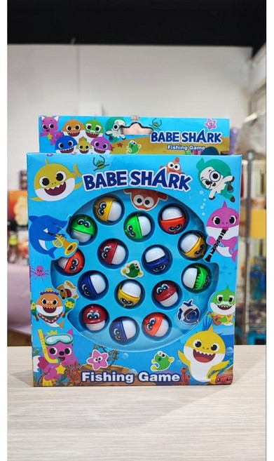 Babe Shark 釣魚遊戲, 藍色, 1個