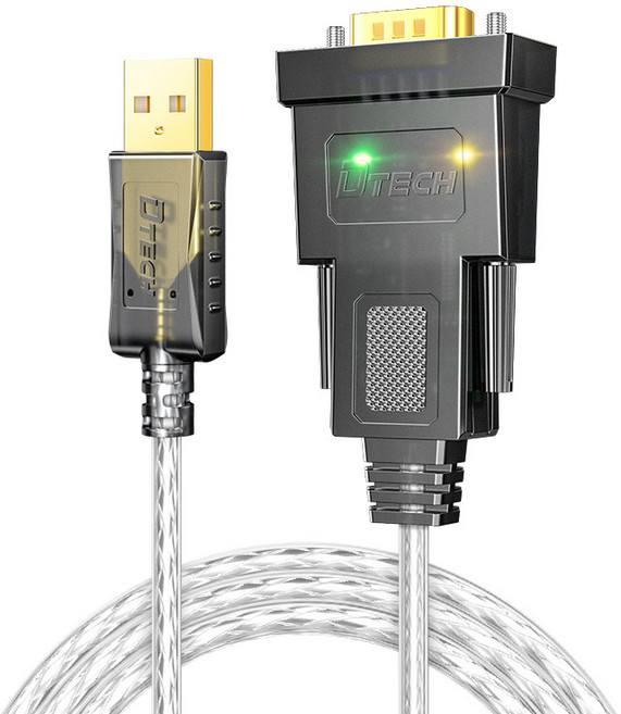 DTECH USB 轉 RS232 序列埠 轉接線, 40-750-02-02, 1個, 1m
