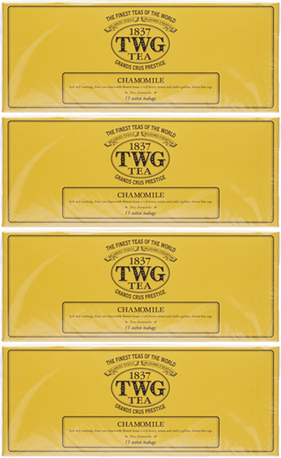 TWG 카모마일 15티백 4개, 15개입