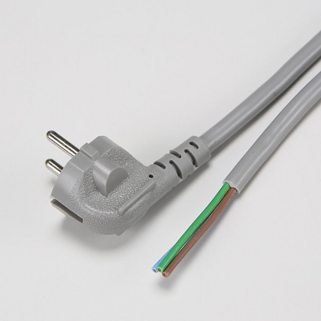 파워코드 측면접지(회색) 0.75SQ 3M 10A 5개