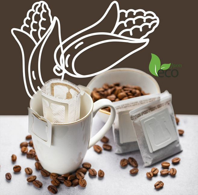 미세플라스틱 NO! 친환경 국산 핸드 드립백 일회용 커피필터 여과지 PLA 드립백필터 100매, 100개, 1개