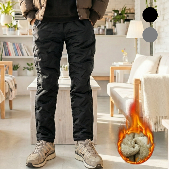 윙라이프 양털바지 블랙 그레이 2컬러 일자형 조거형 2스타일 S M L XL 2XL 3XL 6가지 사이즈