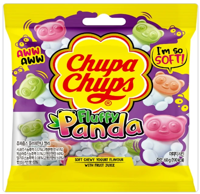 츄파춥스 플러피 판다 젤리, 60g, 30개 - 쿠팡