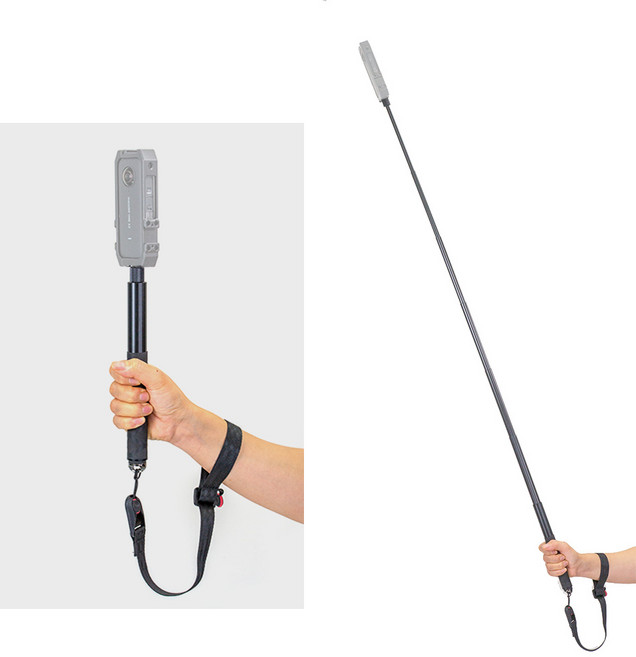 인스타360 X4 X3 360 파노라마 액션캠 인비저블 셀피스틱 스트랩 포함 고프로 오즈모, 인비저블 셀피스틱 (스트랩 포함), 1개