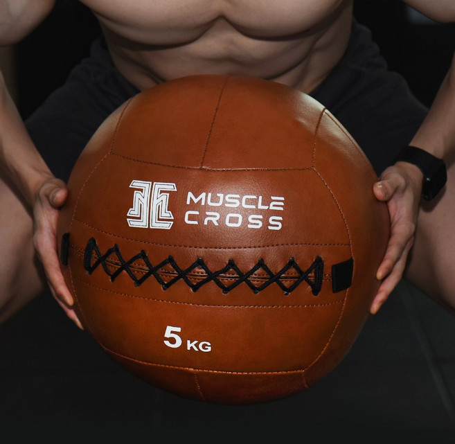 머슬크로스 월볼 소프트 메디신볼 웨이트 메디슨 슬램볼, 5kg, 1개