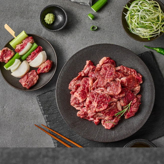 고기는 고기고 소고기 특수부위 모듬팩 갈비살 안심추리 안창살 토시살 부채살 우삼겹, 2개, 1.4kg