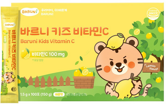 바르니 키즈 비타민C 어린이 비타민, 150g, 1박스