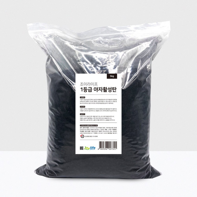 조이라이프 1등급 야자활성탄 5kg 새집증후군 천연 공기정화용 숯 냄세제거 제습 베이크아웃, 1개