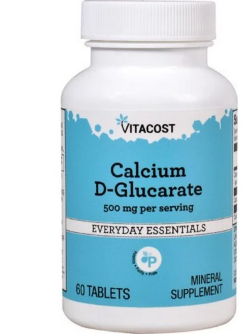 Vitacost 비타코스트 칼슘 D-글루카레이트 500mg 60 태블릿 건강유지 영양제, Vitacost 비타코스트 칼슘 D-글루카레이트 500 - 쿠팡