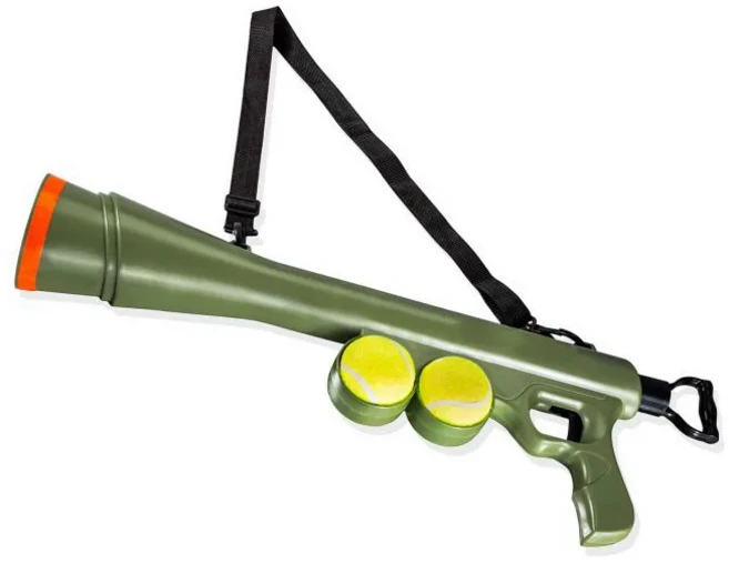 애완견 장난감 서빙 건 훈련용 개 공 던지기 발사기 야외 테니스 슈팅 인터랙티브 퍼즐, 01 Ball Launcher