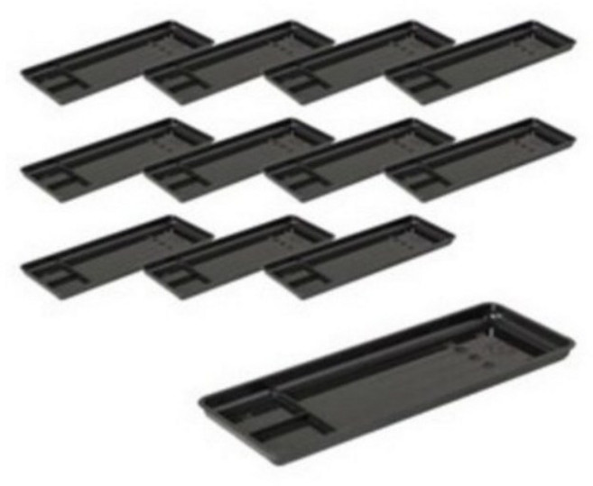 매표화학 C형 펜접시, 검정색, 12개입